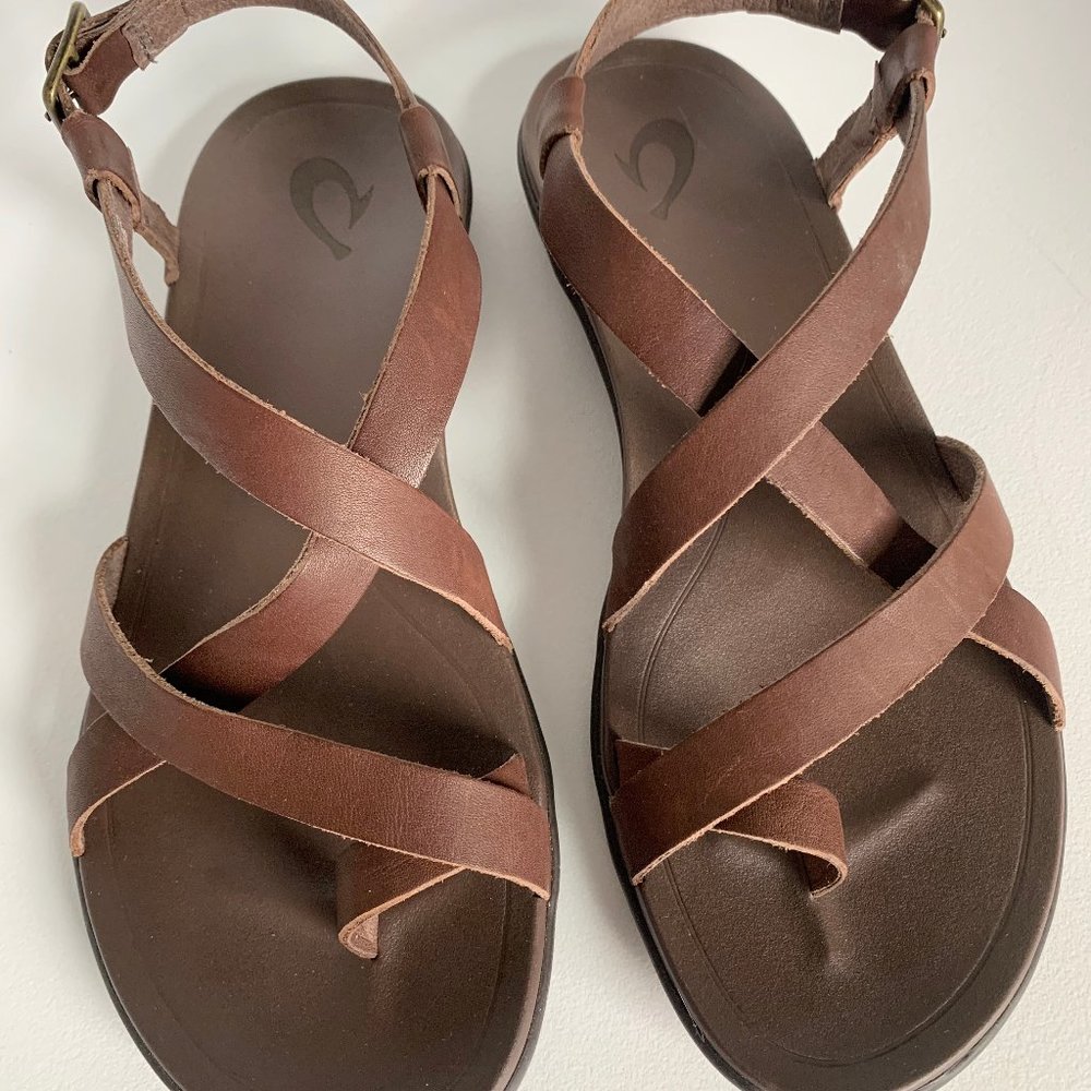 Womens Olukai Kona Coffee Sandals